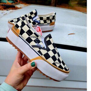 Checkered Platform Shoes